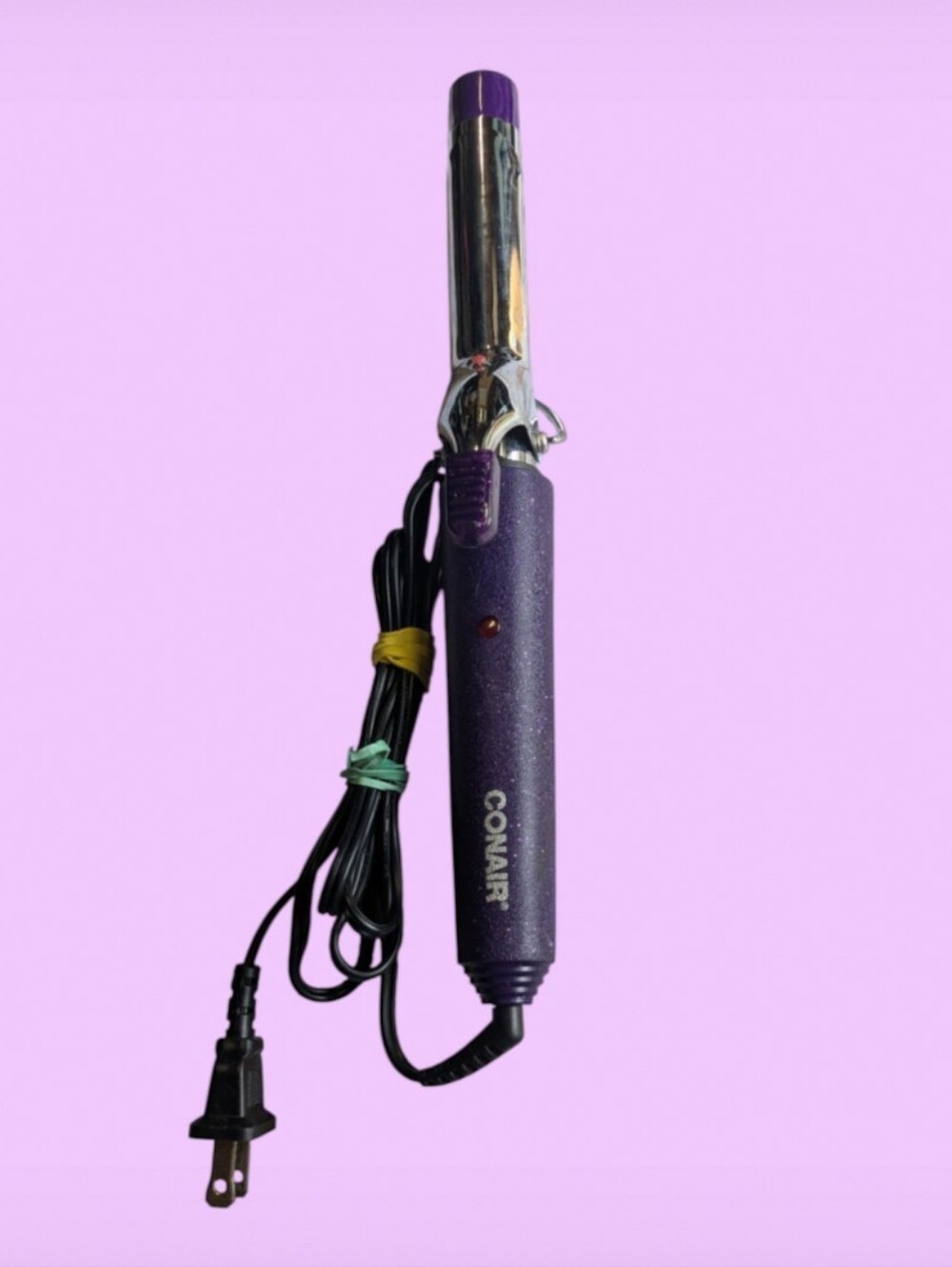 Conair Purple Mini Curling Iron - Portable Hair Styling Tool